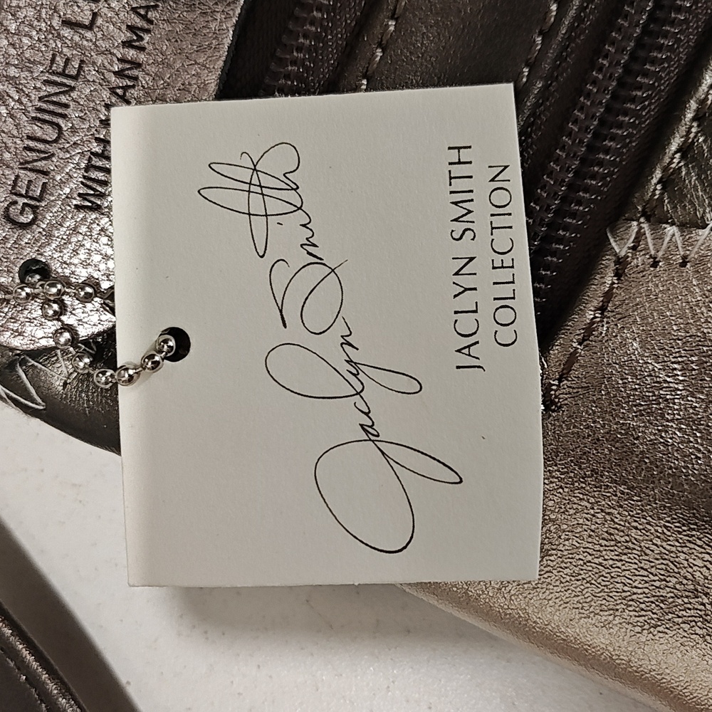 Jacklyn Smith Crossbody Bag - Vintage With Original Tag! Genuine leather - Picture 8 of 9